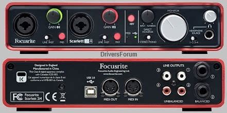 Focusrite Scarlett 2i4 2nd Gen Drivers Download