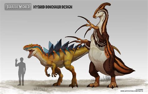 ArtStation - Hybrid Dinosaur Design