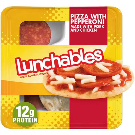 Lunchables Pizza With Pepperoni Lunch Combinations, 4.3 oz. Tray - Walmart.com - Walmart.com