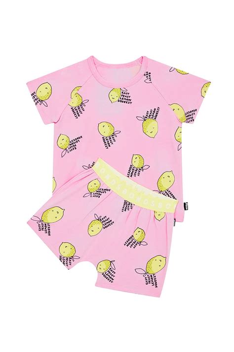 BONDS Kids Tee Sleep Set | KVYJR | Lemon Squeezy Pink