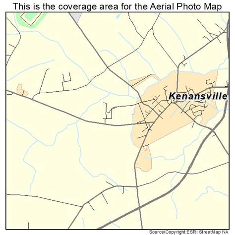 Aerial Photography Map of Kenansville, NC North Carolina