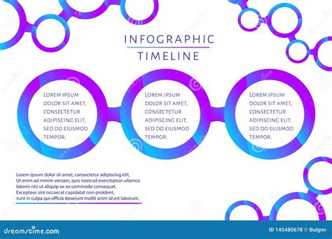 Futuristic Infographic Timeline Template with 3 Options, Steps and ...