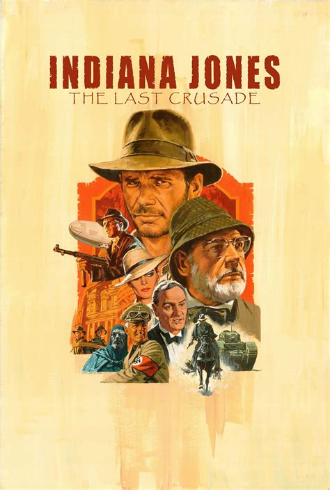 Indiana Jones Poster, The Last Crusade, Indiana Jones Movie Poster ...