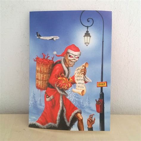 Iron Maiden - Christmas Card 2016 - Iron Maiden Collector