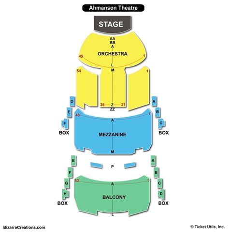 Ahmanson Theatre Seating Chart | Seating Charts & Tickets