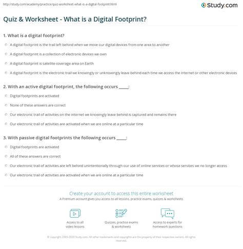 Digital Footprint Definition Computer - Your Digital Footprint Learnenglish Teens British ...