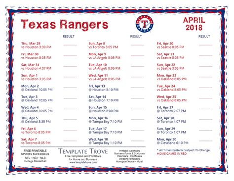 Texas Rangers Tv Schedule 2024 - Claire Joann