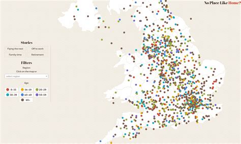 The life migration patterns of the British - Vivid Maps | Migrations, Pattern, Life