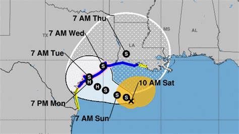 Tropical storm warning for Jefferson County, weather officials talk local impact - Port Arthur ...