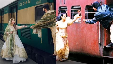 Pakistani Bride Recreates Shah Rukh Khan's DDLJ Train Scene at Her Nikah