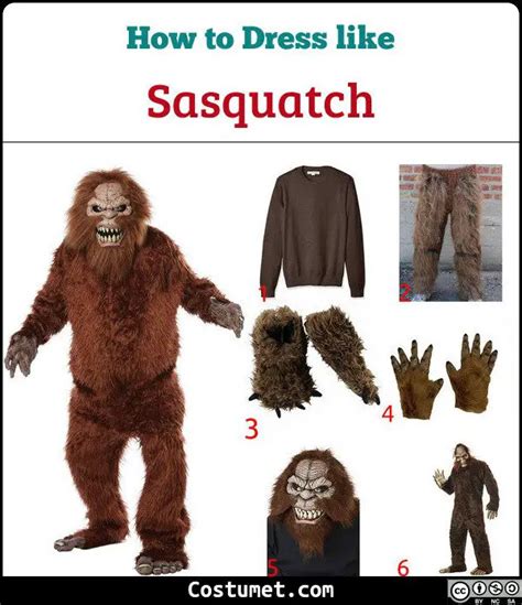 Sasquatch Costume for Cosplay & Halloween