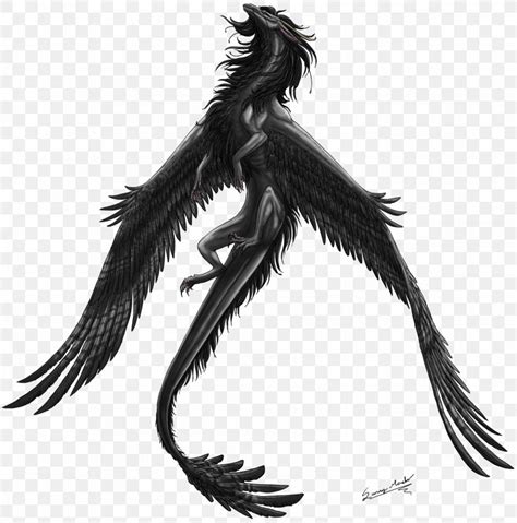 Dragon Feather Drawing Demon, PNG, 1600x1619px, Dragon, Art, Beak, Bird, Black And White ...