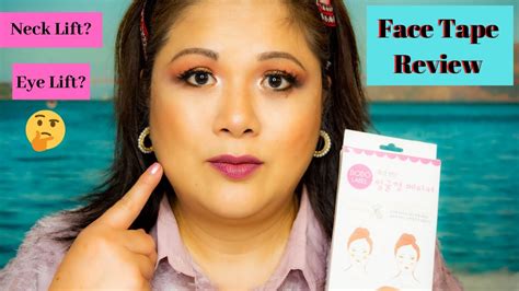 Face Lift Tape Review | Face Tape Amazon - YouTube