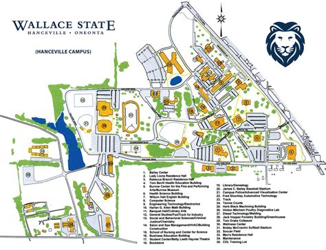 Fall 2018 Campus Map by Wallace State Community College - Issuu