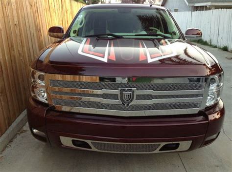 Buy used 2007 CHEVROLET SILVERADO CUSTOM CANDY PAINT 30" RIMS AIR RIDE ASANTI FORGIATO in Los ...