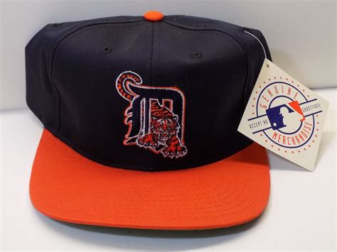 Vintage Detroit Tigers Mascot with D Authentic MLB Baseball Trucker Hat ...