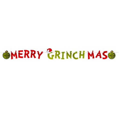 Merry Grinchmas Letters Printable