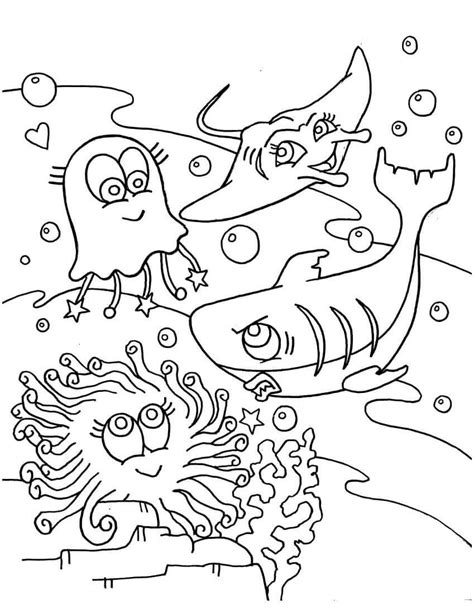 Free Printable Ocean Coloring Pages (Under The Sea)