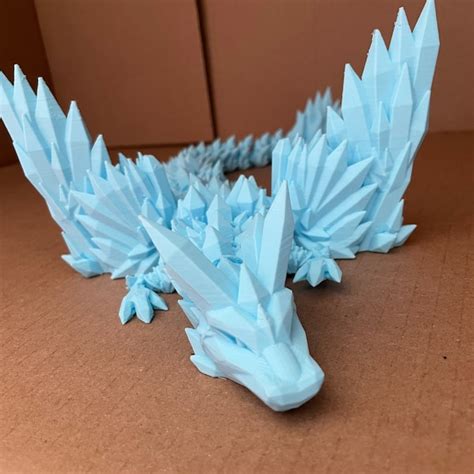 3d Printed Dragon Articulated With Wings - Etsy Israel