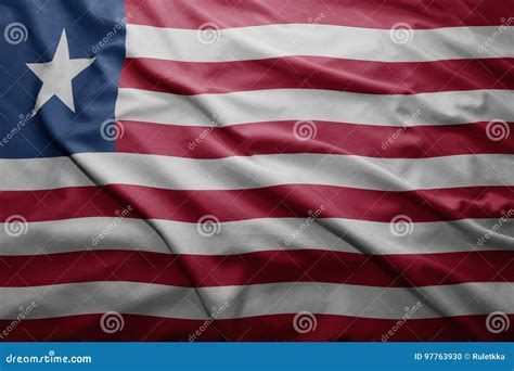 Flag of Liberia stock photo. Image of colors, liberia - 97763930