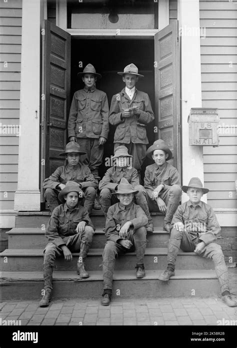 Boy Scouts, 1913 Stock Photo - Alamy