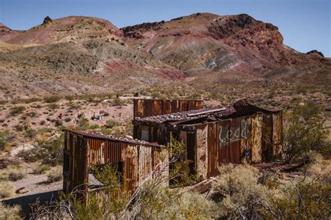 Leadfield Ghost Town in Death Valley, California - The Break of Dawns