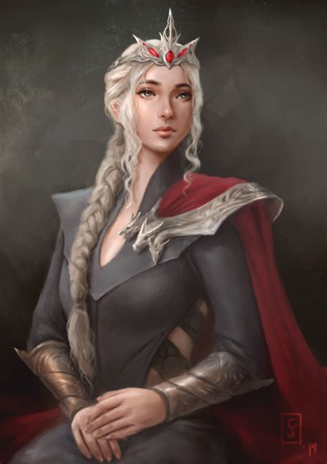 Daenerys Targaryen: Beautiful GOT Fan Art... | Game of Thrones Fan Art Dnd Characters, Fantasy ...