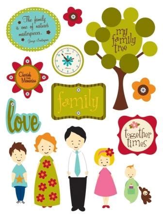 Design Shop Stickers – Family | Scrapbook Your Family Tree