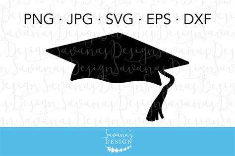 Graduation Cap SVG By SavanasDesign | TheHungryJPEG