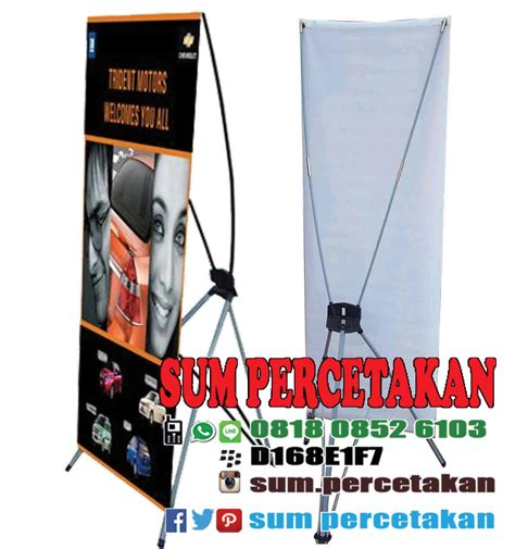 CETAK SPANDUK / X BANNER / ROLL UP BANNER | SUM PERCETAKAN