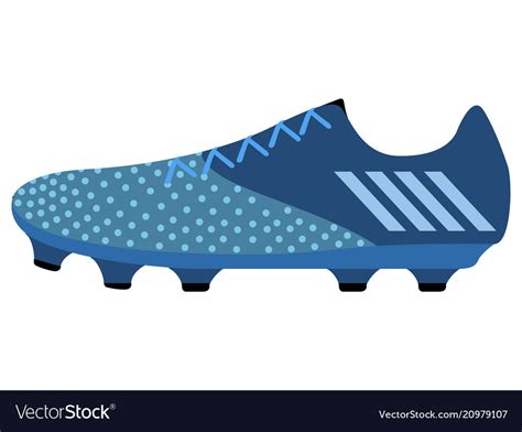 Isolated soccer cleat icon Royalty Free Vector Image