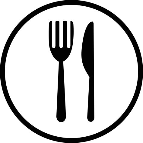 Fork and knife icon on white background. 11095720 Vector Art at Vecteezy