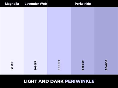 Periwinkle Color: Meanings, Shades, and Color Codes