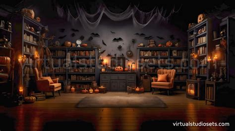 Halloween Virtual Set Background | Virtual Studio Sets