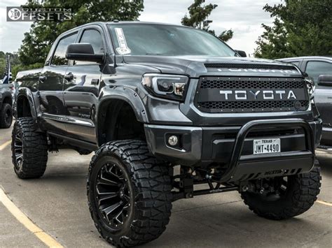 1 2016 Tundra Toyota Bulletproof Lifted 12in Fuel Assault Matte Black | Toyota tundra, Tundra ...