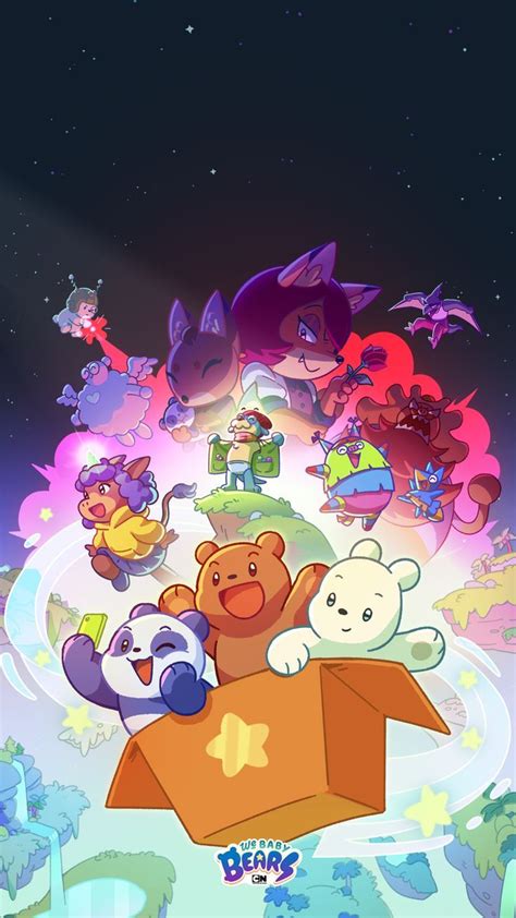 We Baby Bears Phone Wallpaper | Cartoon Network | We bare bears ...