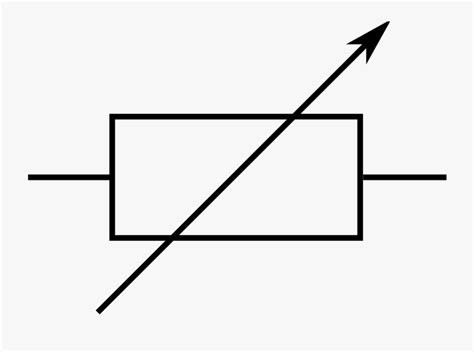 Variable Resistor Symbol Electronics , Free Transparent Clipart ...