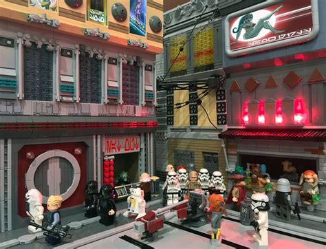 A downtown tour of the seedier side of Coruscant - The Brothers Brick ...