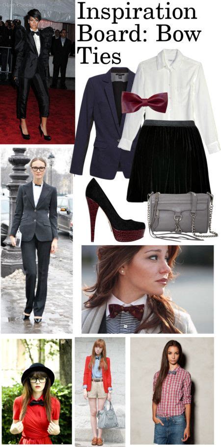 Inspiration Board: Bow Ties | Tie outfits, Bow tie outfits for women ...