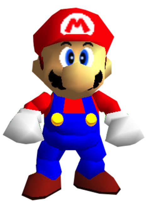 Mario's Super Mario 64 Model | Super Mario 64 | Know Your Meme