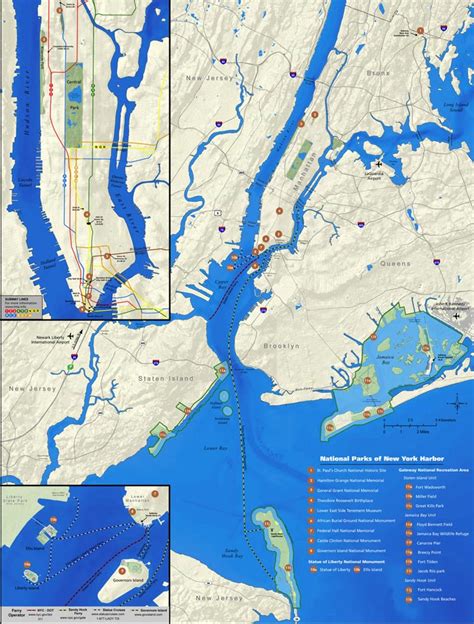 Maps - National Parks of New York Harbor (U.S. National Park Service)