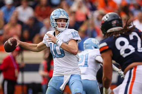 Drake Maye leads way as No.17 UNC beats Virginia - National Football Post