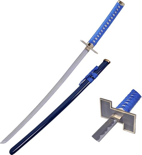 Buy lkjad Anime Cosplay Prop Sword Grimmjow Jeagerjaques Zanpakuto Arrancar Blue Katana Online ...