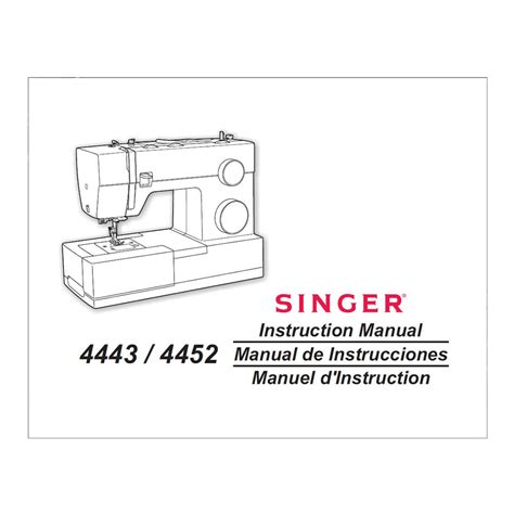 Singer 4452 Instruction Manual