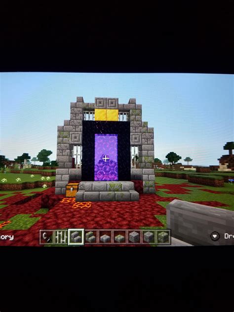 I attempted to fix a ruined nether portal I found I creative. : r/Minecraft