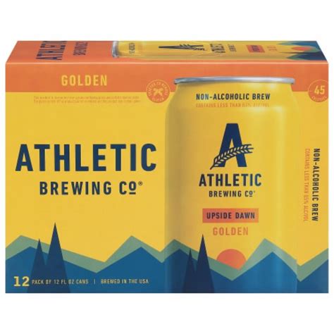 Athletic Brewing Co Upside Dawn Golden Non Alcoholic Beer, 12 pk / 12 ...