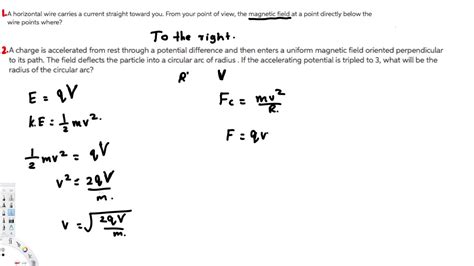 Magnetic Field and Magnetic Forces - Physics - Example 8 - YouTube