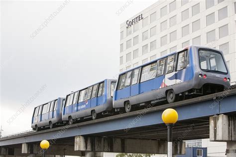 Gatwick Airport shuttle - Stock Image - C023/1479 - Science Photo Library