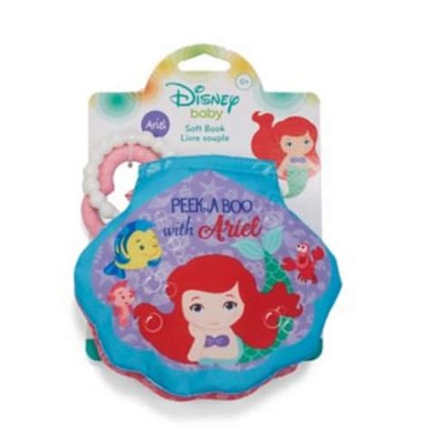 Disney Baby Peek A Boo With Ariel Activity Book And Teether, 1 Unit ...