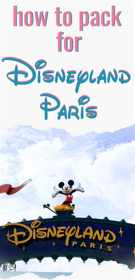 How to Pack for Disneyland Paris - A Complete Disneyland Paris Packing List